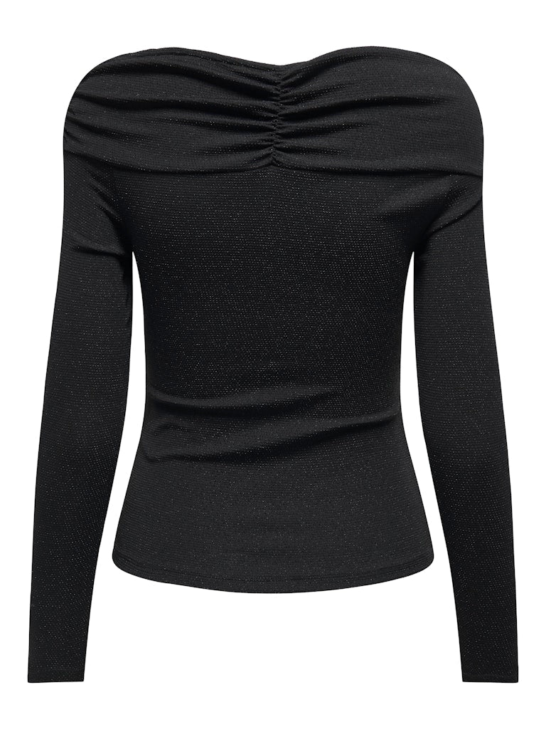 Queen Long Sleeve Top Black