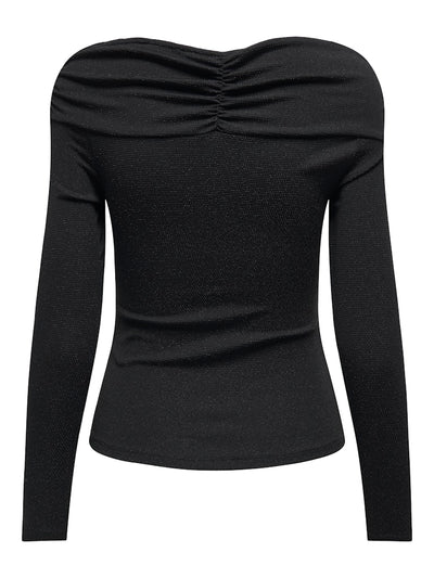Queen Long Sleeve Top Black