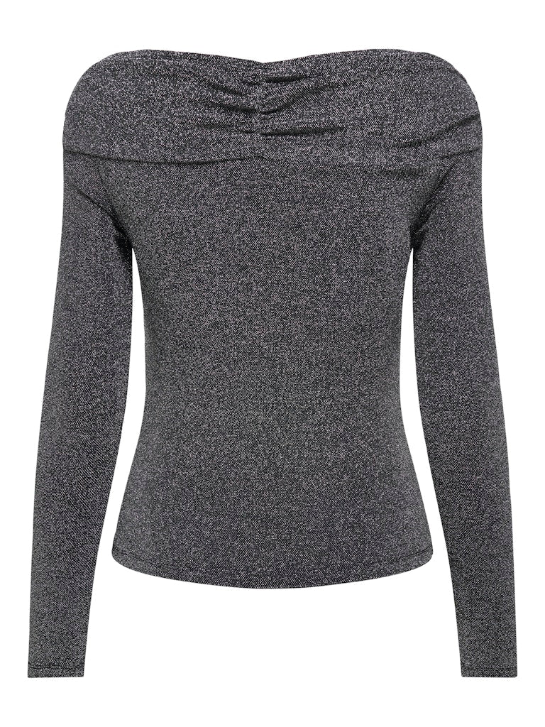 Queen Long Sleeve Top Silver
