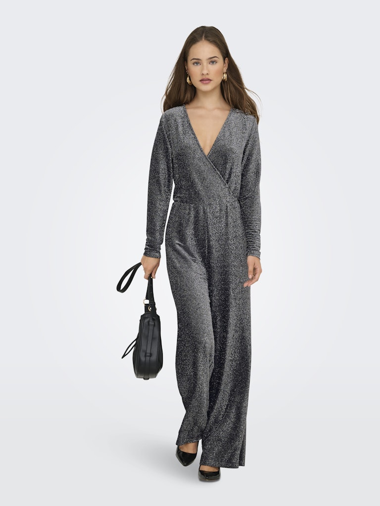 Rich Sparkle Jumpsuit Silver