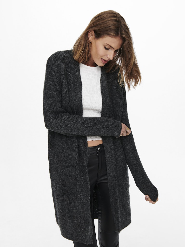 Long Cardi Charcoal