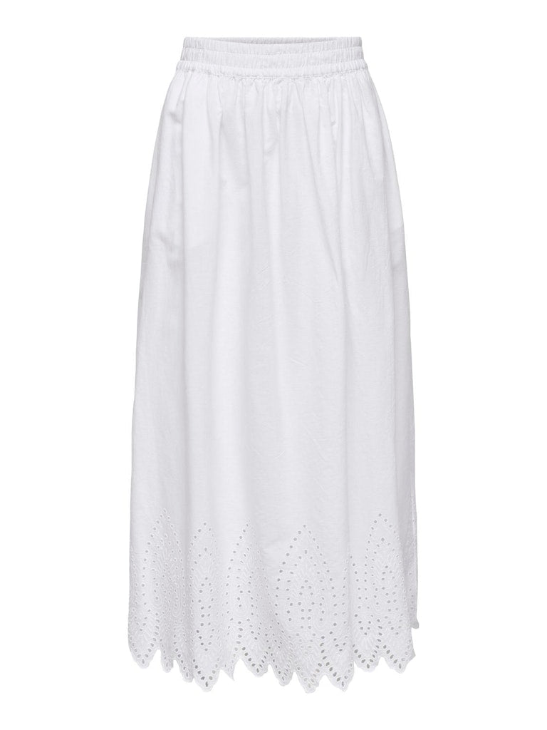 Broiderie Anglaise Skirt White
