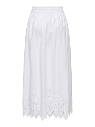 Broiderie Anglaise Skirt White