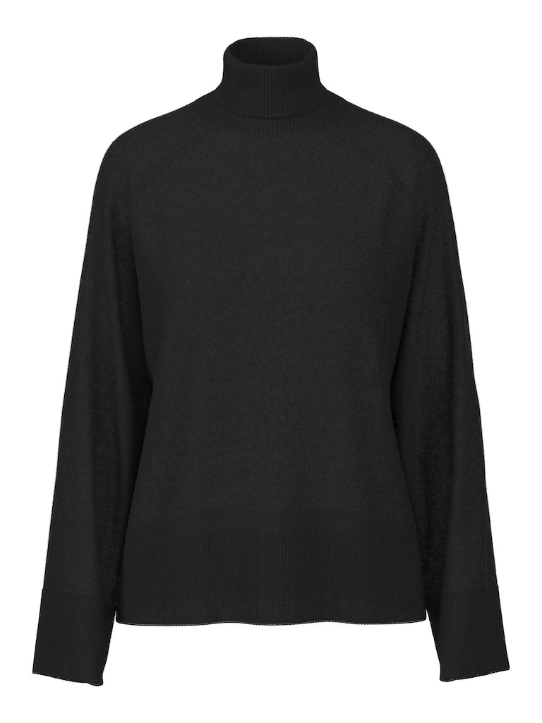 Sia Roll Neck Jumper Black