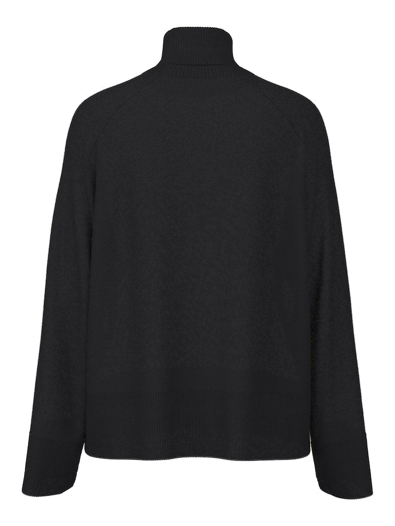 Sia Roll Neck Jumper Black