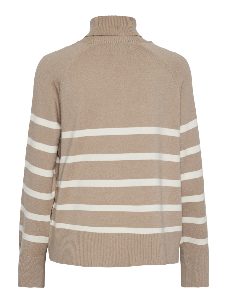 Sia Stripe Jumper Taupe