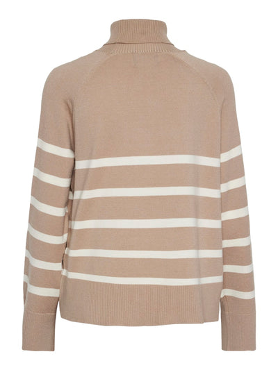 Sia Stripe Jumper Taupe
