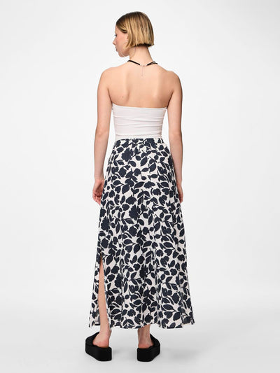 Black & White Print Skirt