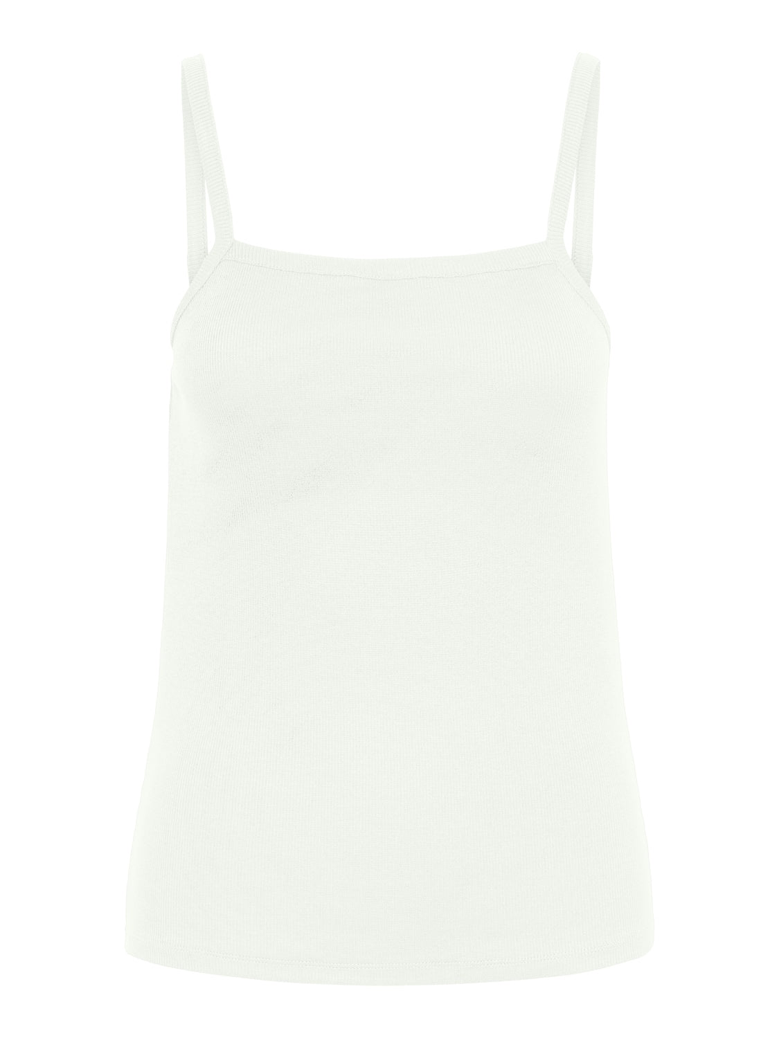 Leah Rib Vest White