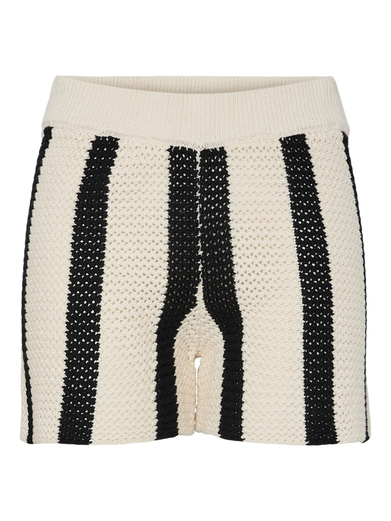Stripe Crochet Shorts