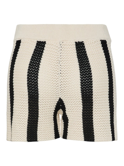 Stripe Crochet Shorts