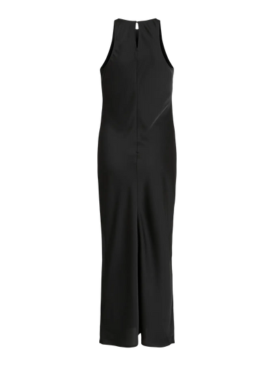 Viellette Satin Dress Black