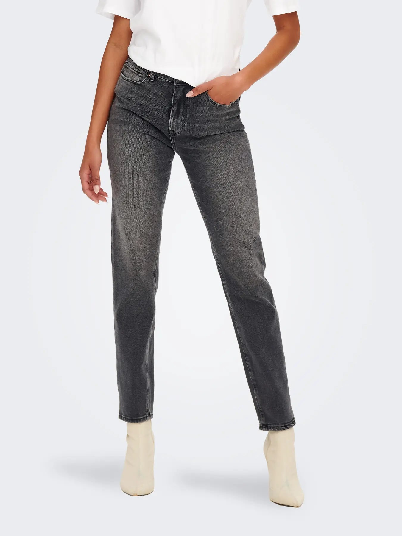 Only Mum Jeans Dark Grey 32Leg
