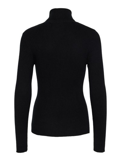 Mira Roll Neck Jumper Black
