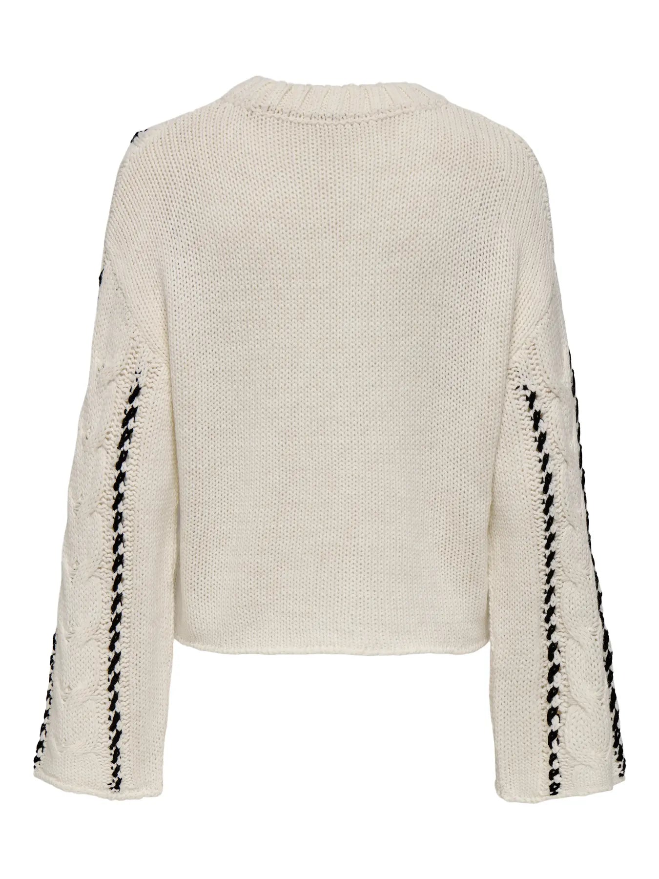 Tessa Stripe Jumper White