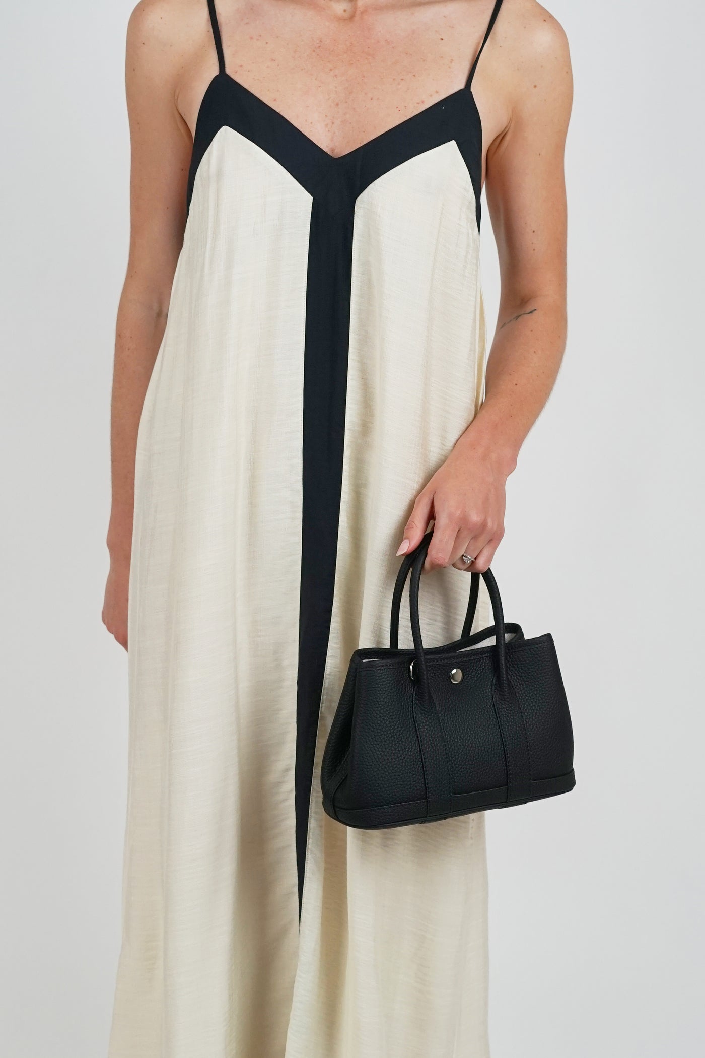 Denise Singlet Dress | Silky Beige Singlet Dress | The Edit Boutique