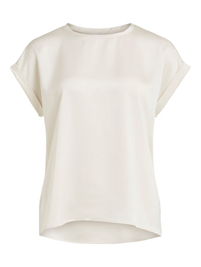 Satin Tee White