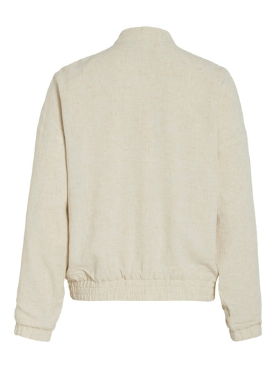 Linen Bomber Jacket