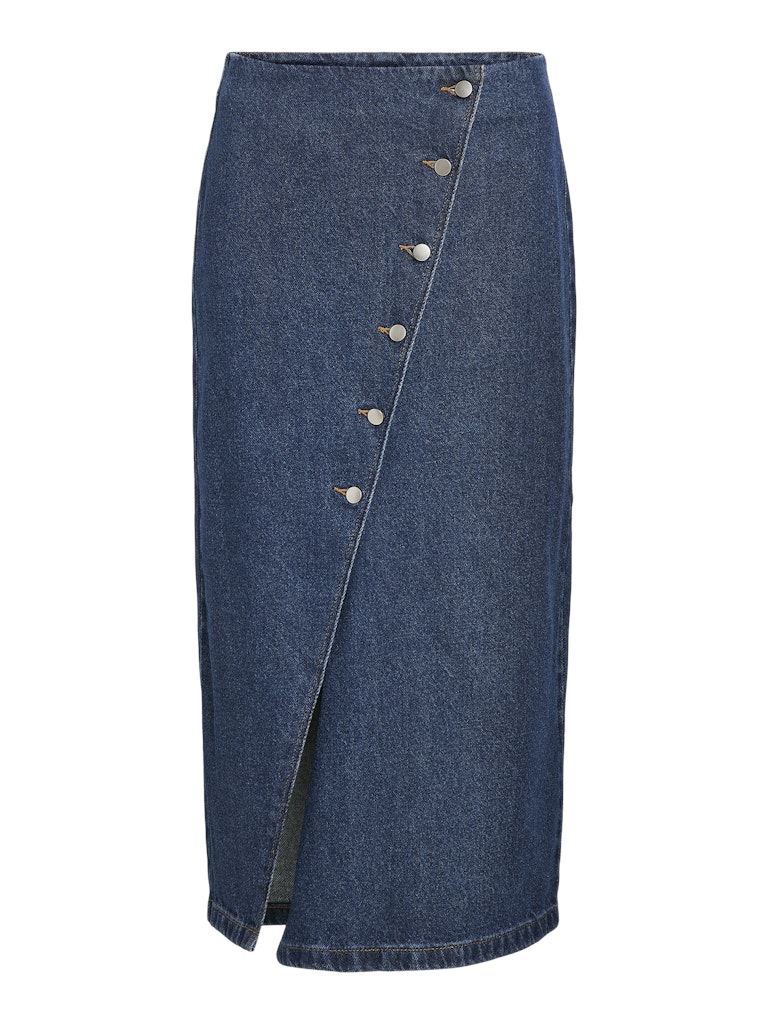 Asymmetric Denim Skirt