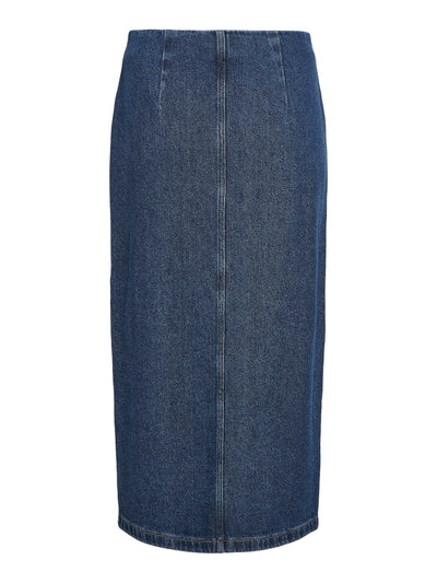 Asymmetric Denim Skirt