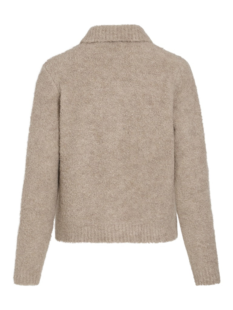 Boucle Bomber Cardigan