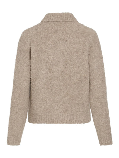 Boucle Bomber Cardigan