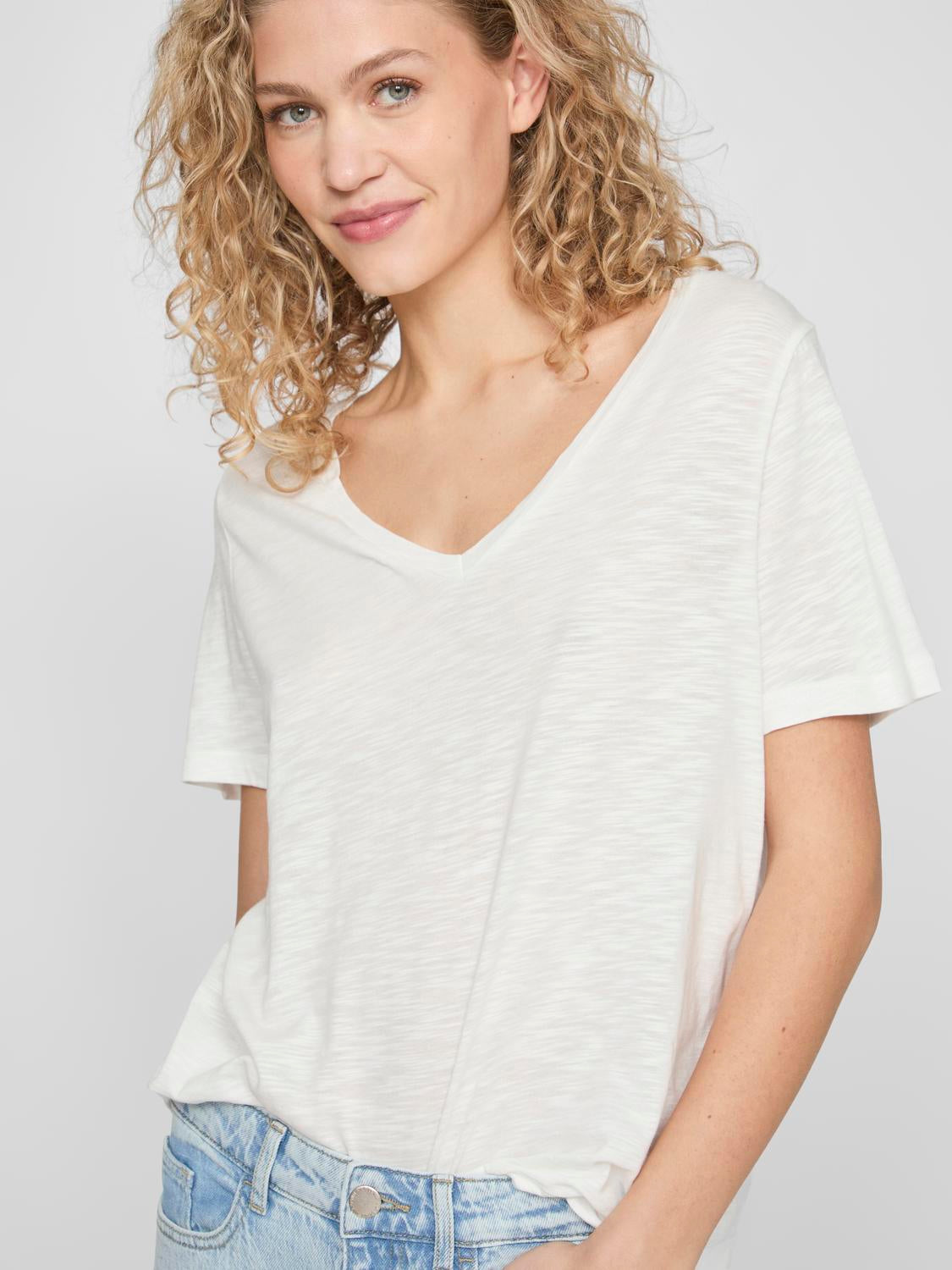V Neck Cloud Tee