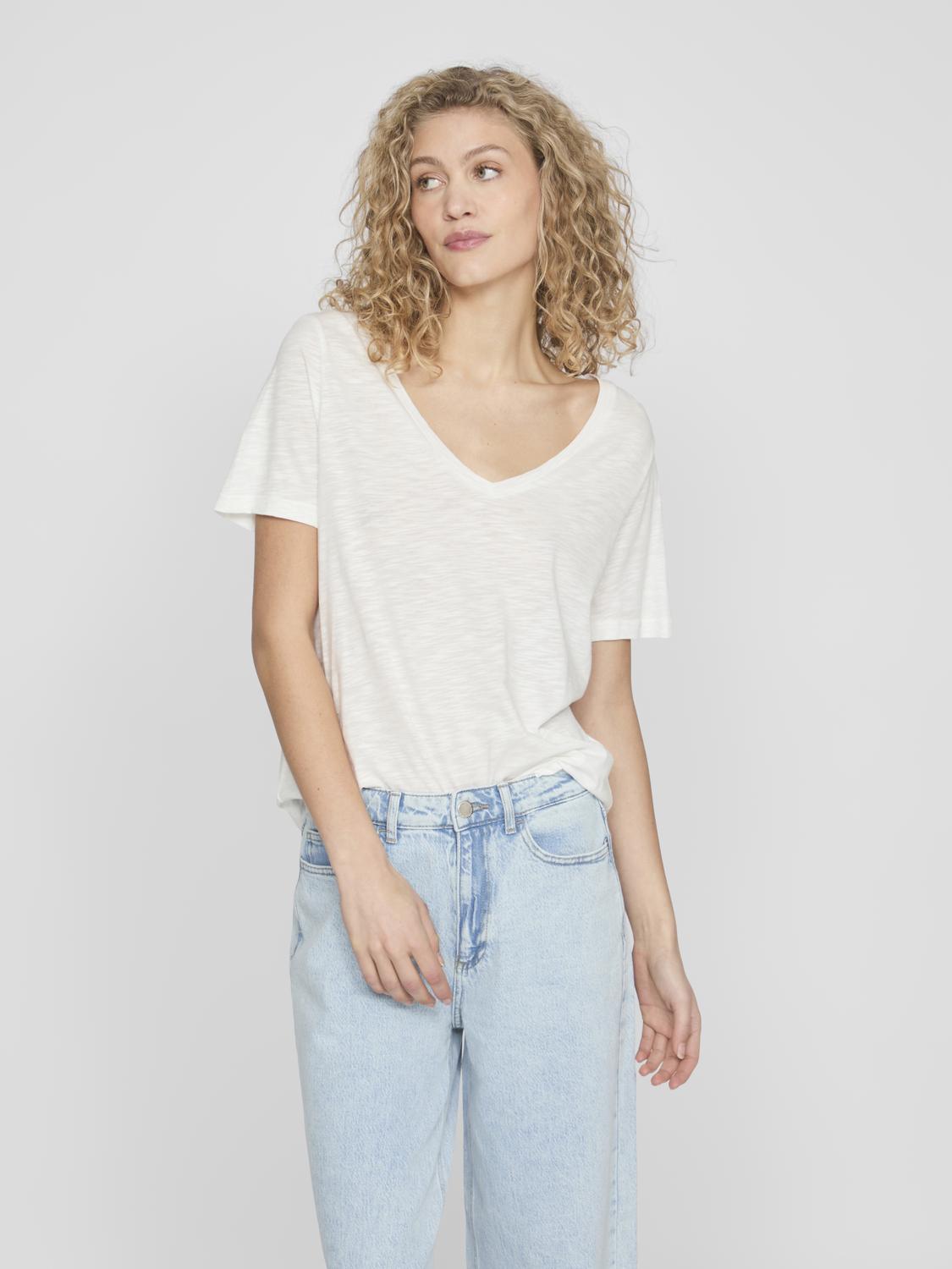 V Neck Cloud Tee