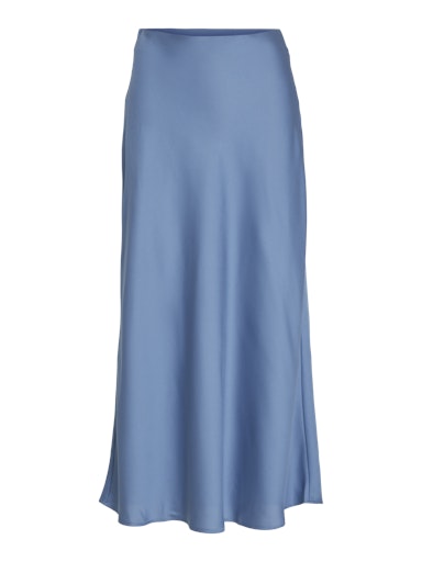 Viellette Maxi Skirt Mid Blue