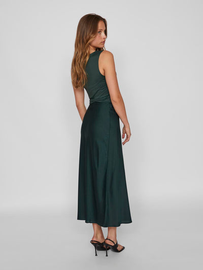 Viellette Maxi Skirt Mid Emerald