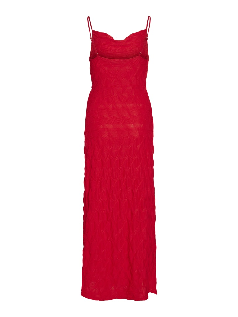 Cherry red strap dress