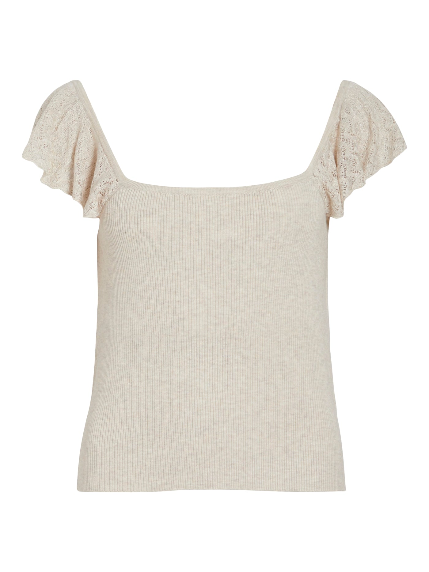 Flounce Crochet Top