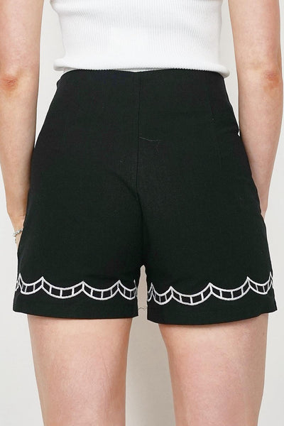 MM Embroidered Shorts