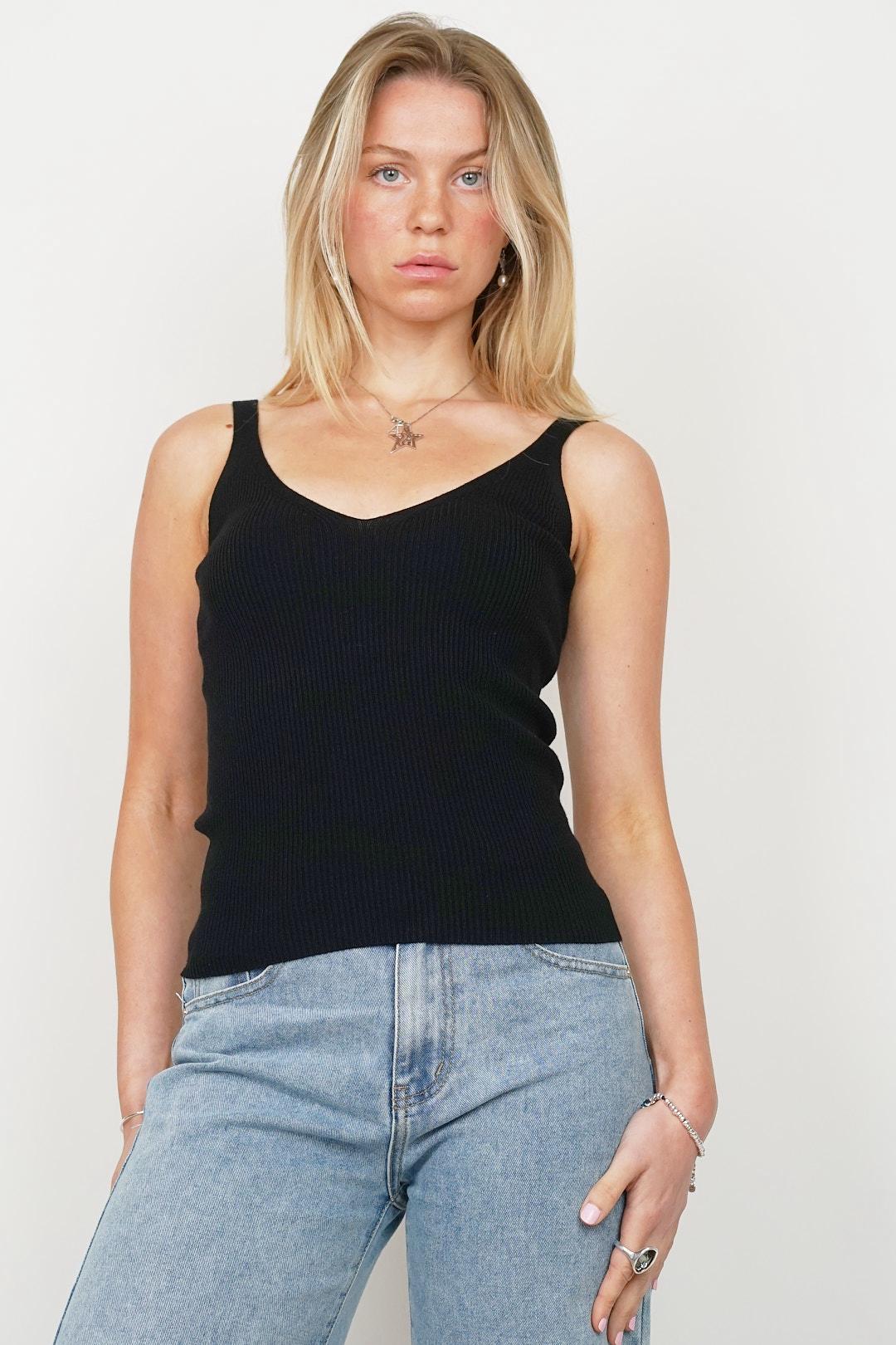 Sweewe Knit Cami Black