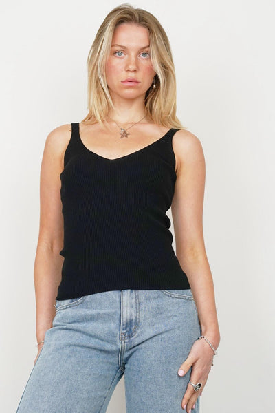 Sweewe Knit Cami Black