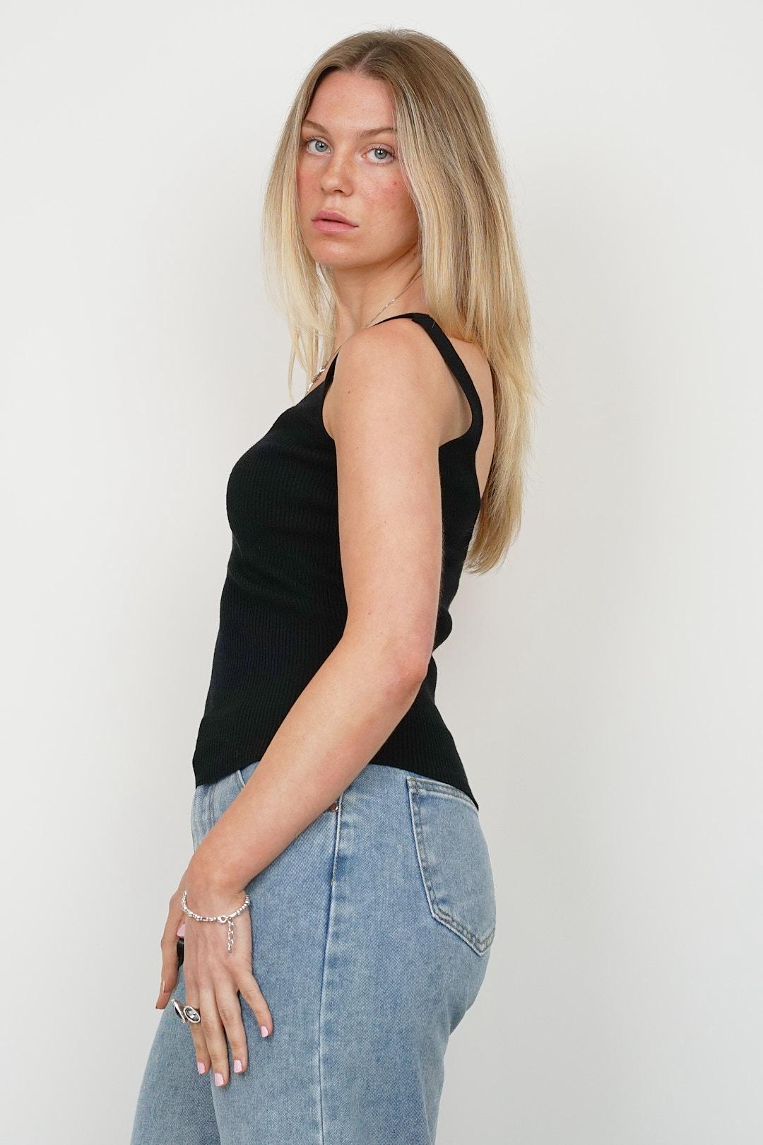 Sweewe Knit Cami Black