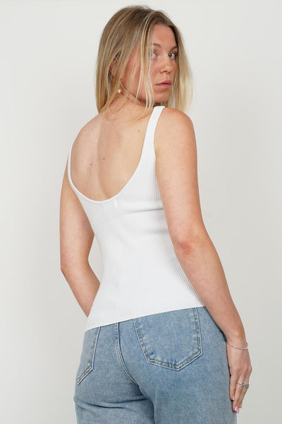 Sweewe Knit Cami White
