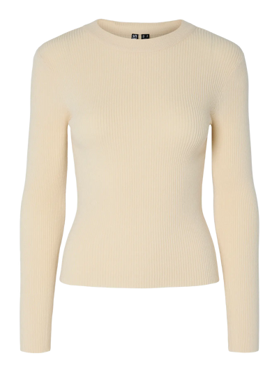 Mira Ribbed Jumper Taupe