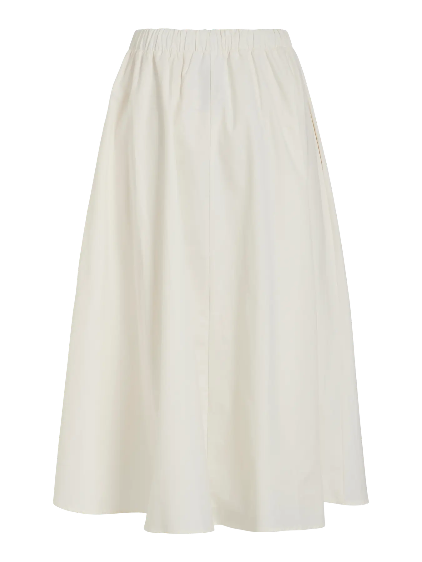 A Line Maxi Skirt White