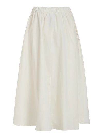 A Line Maxi Skirt White