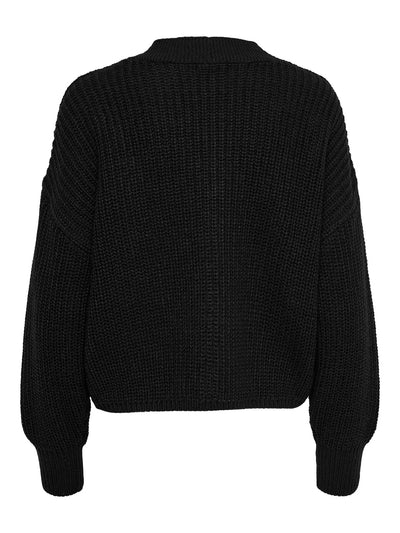 Cropped Cardi Black