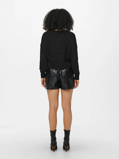 Cropped Cardi Black