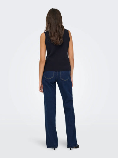 Ibi Knit Waistcoat Black