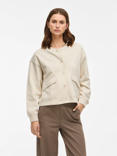 Odessia Jersey Jacket Cream