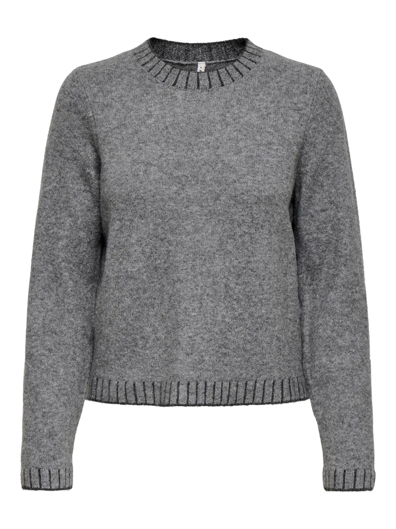 Fina Stitch Detail Jumper Grey