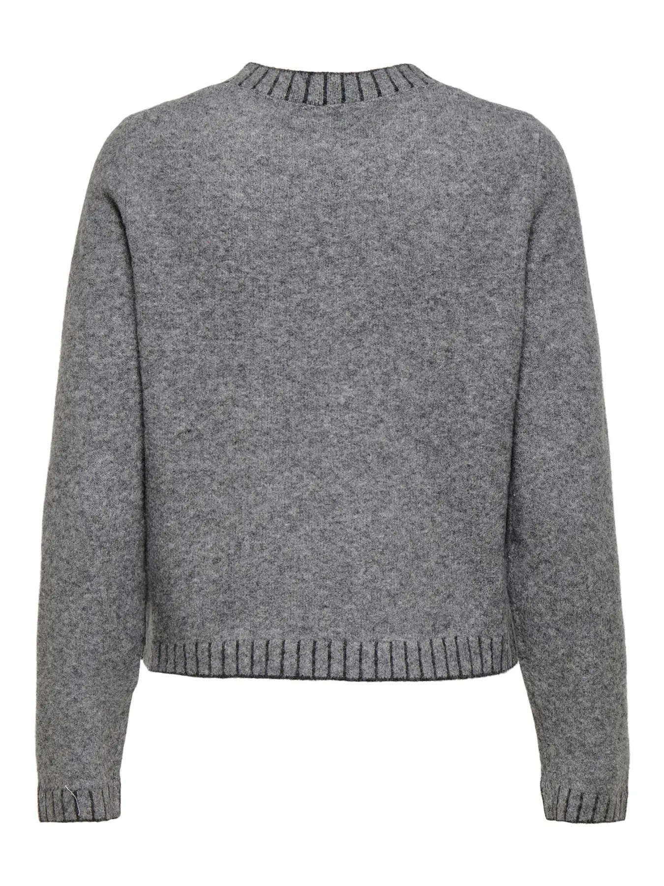 Fina Stitch Detail Jumper Grey
