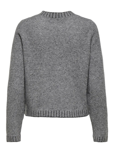 Fina Stitch Detail Jumper Grey