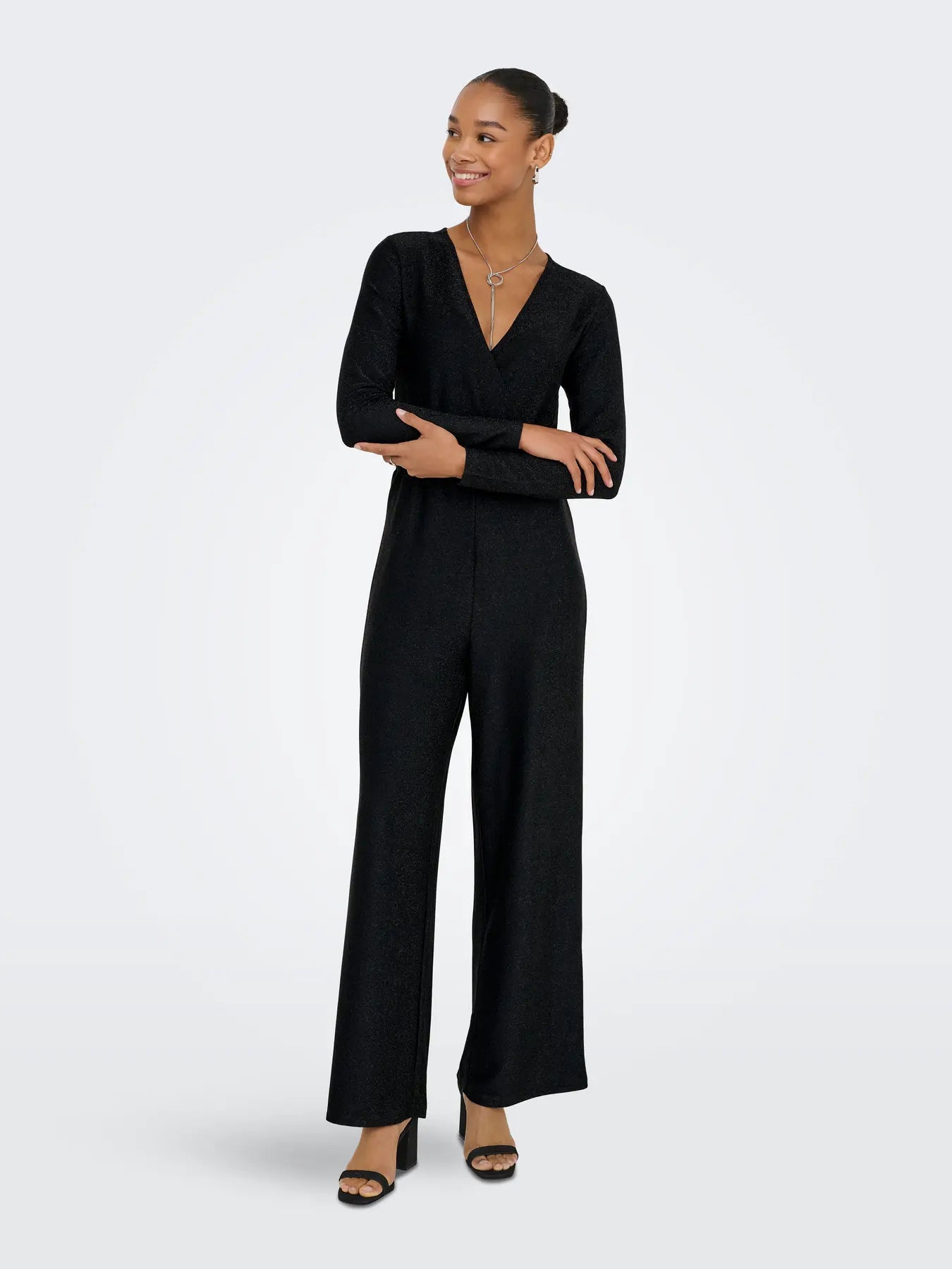 Rich Sparkle Jumpsuit Black