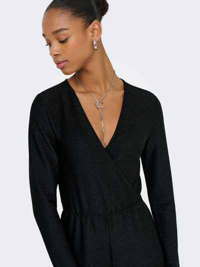 Rich Sparkle Jumpsuit Black