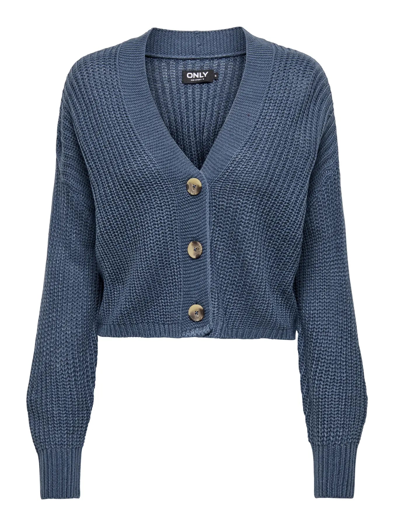Cropped Cardi Indigo